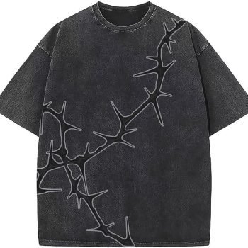 Y2K Graphic T-Shirts Vintage Oversized Tees Streetwear Casual Acid Washed Tops for Men Women