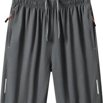 Mens Athletic Running Shorts,5 inch Quick Dry Lightweight Two Packets Gym Workout Basketball Hiking Golf Casual Short